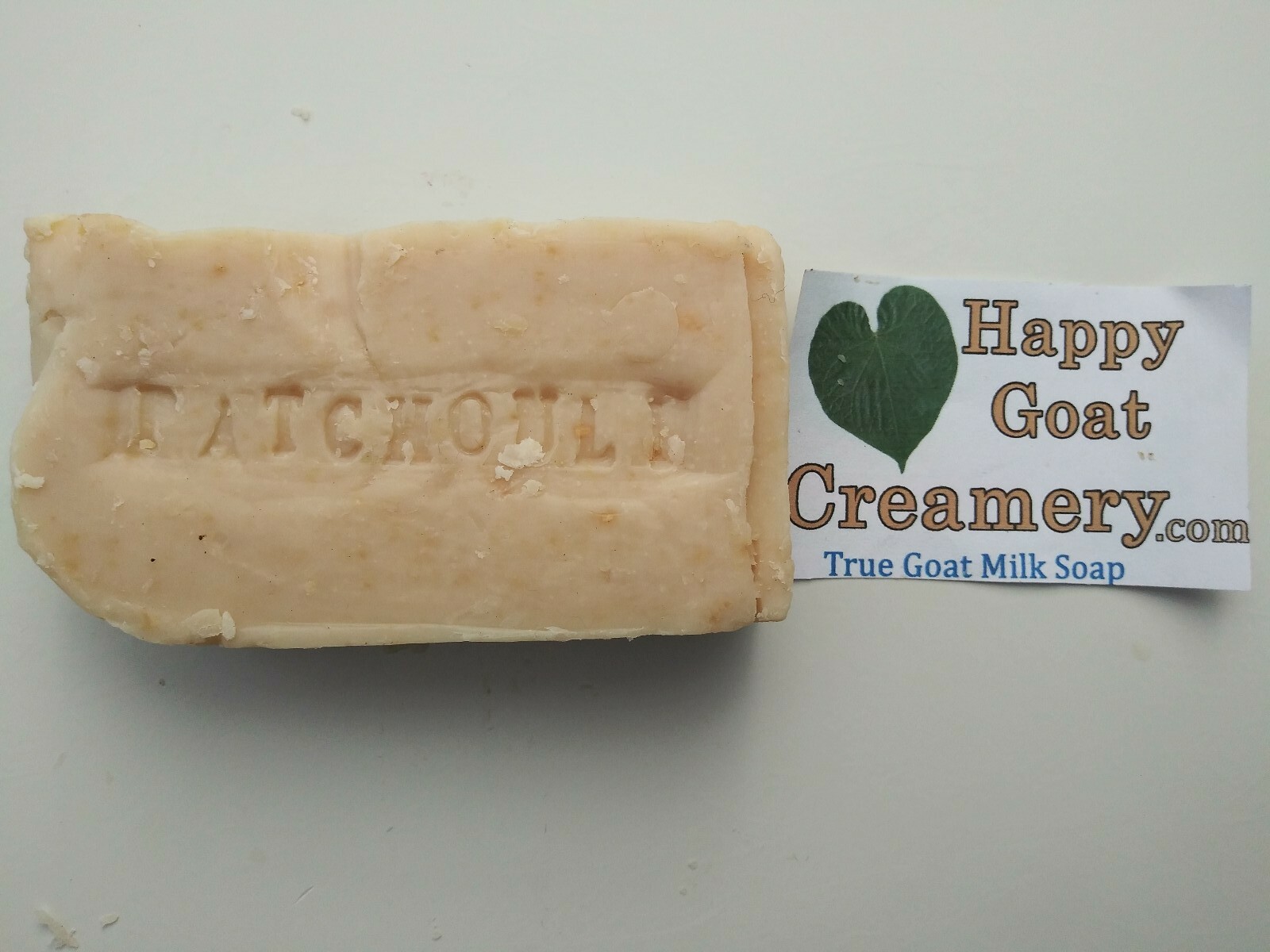 5 BARS CHAMOMILE PATCHOULI FRANKINCENSE MYRRH GOAT MILK SOAP HAPPY GOAT CREAMERY
