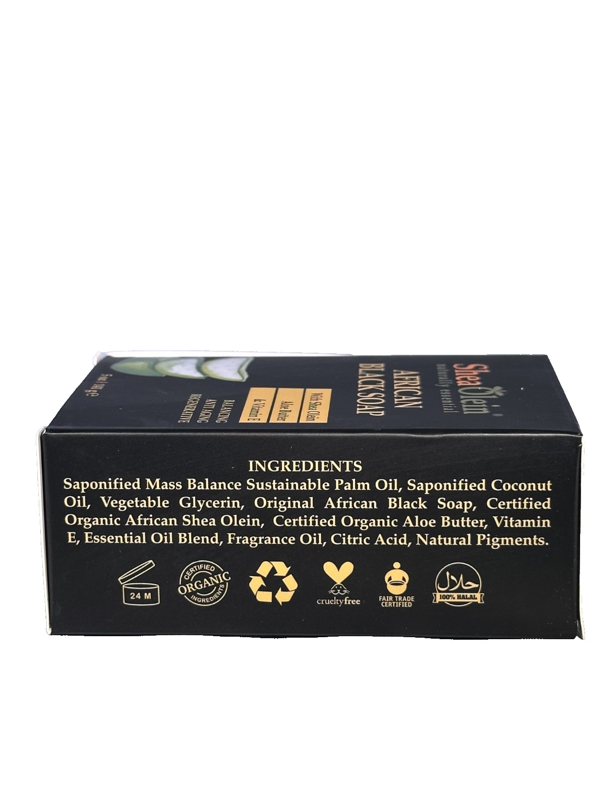 Organic Body Soap African Black