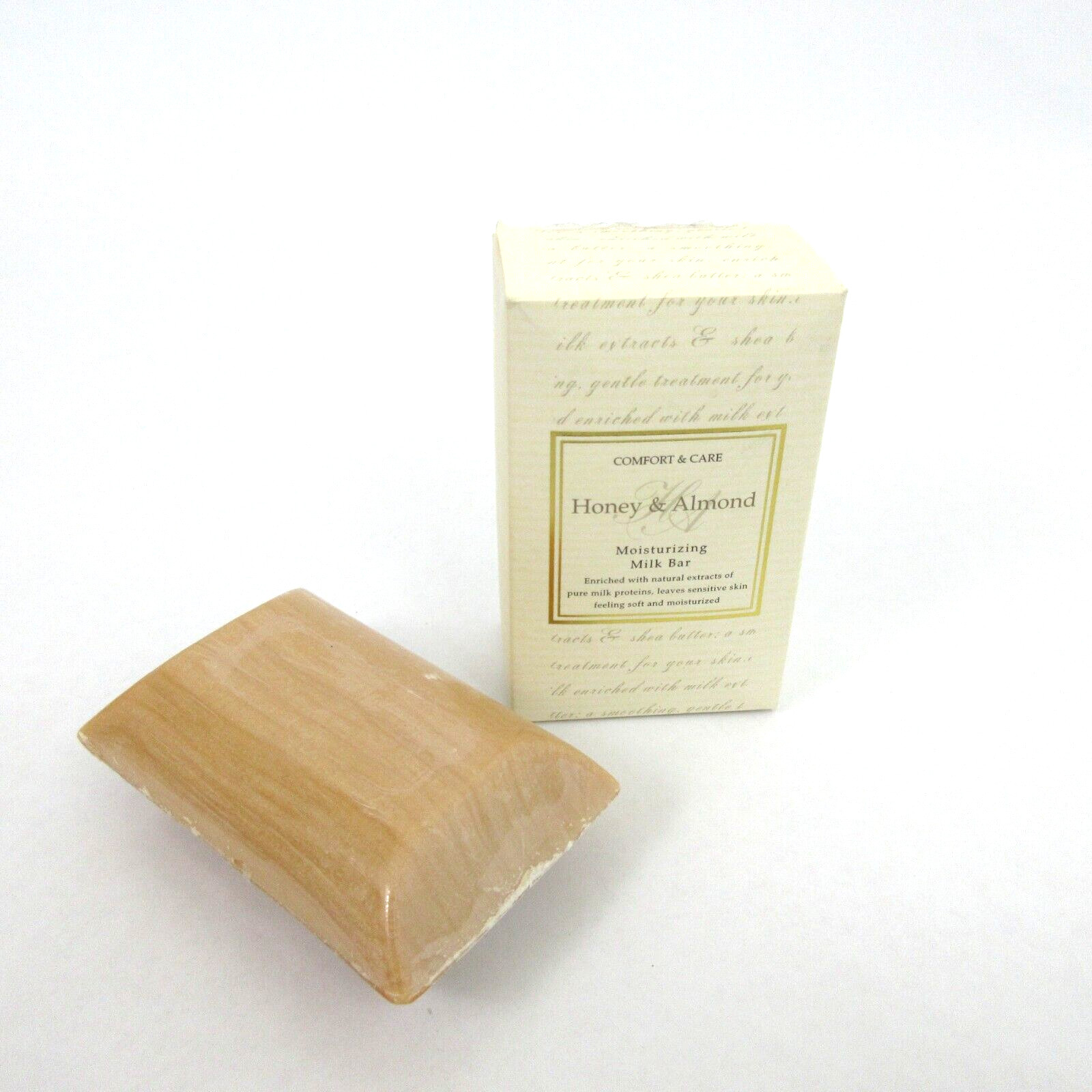 Comfort & Care Honey Almond Moisturizing Milk Bar 3.5oz NOS Shrink SEALED Soap