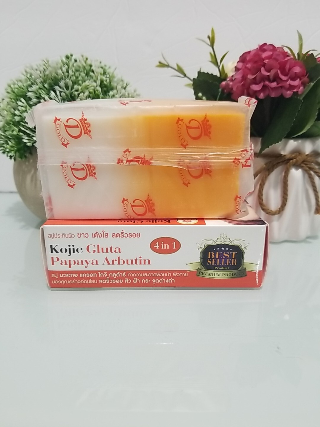 3X Kojic white Gluta Papaya Arbutin 7days White Soap 160g 4 in 1 Free Shipping