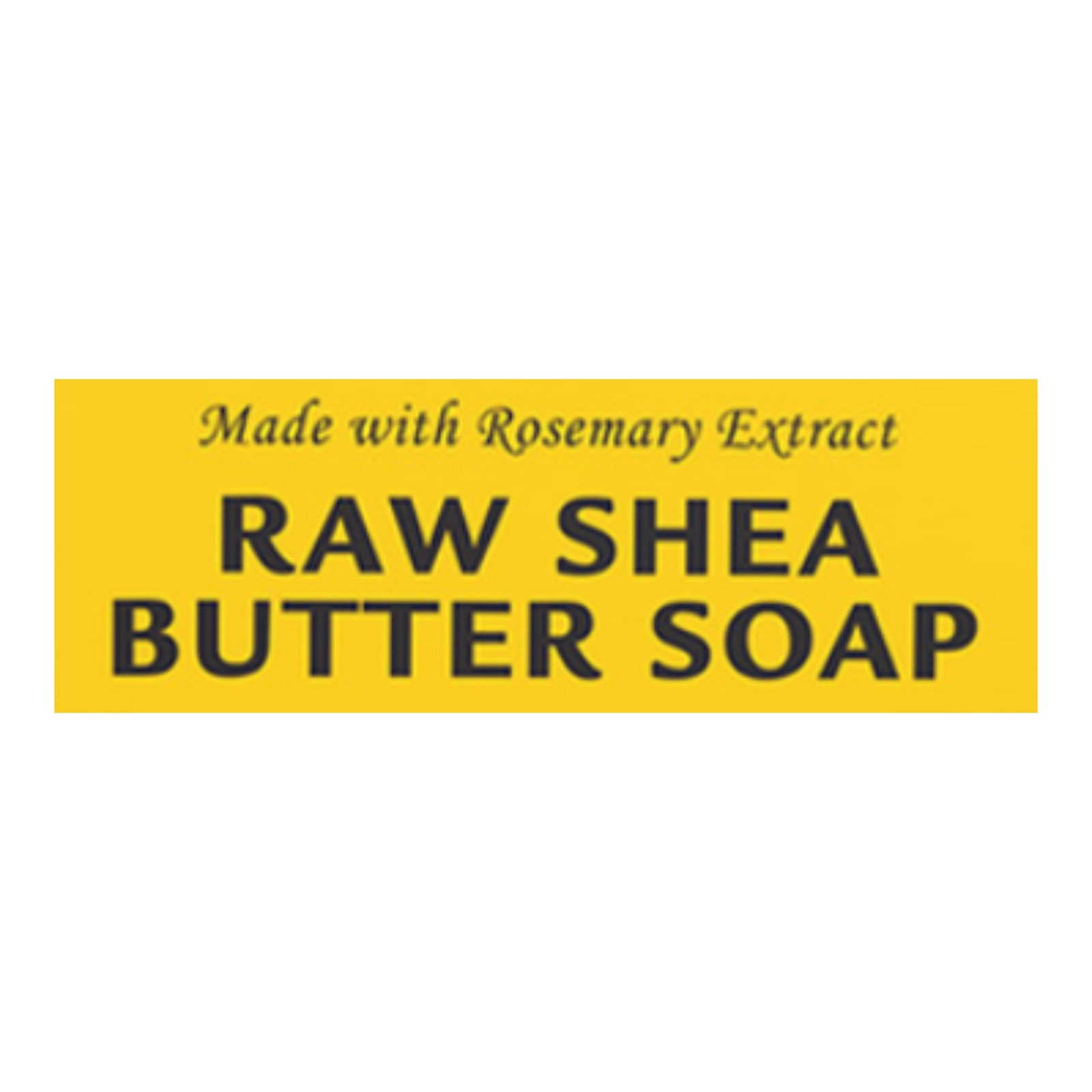 Raw Shea Butter Soap with Rosemary Extract, 4oz (113g)