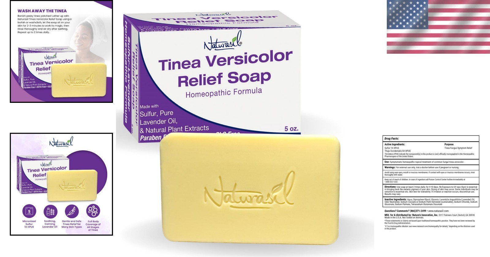Homeopathic Sulfur Soap for Skin Discoloration | Fast Relief & Gentle Care