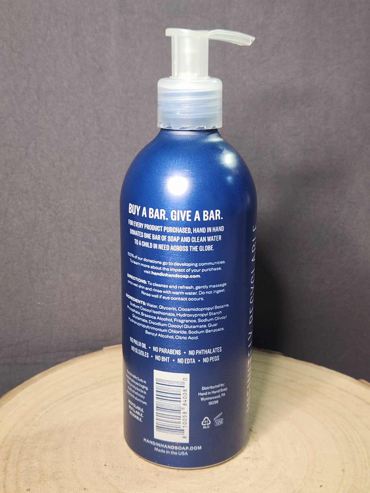Hand In Hand Soap Body Wash Island Mimosa Fresh Coconut & Mango Leaf 10 Oz