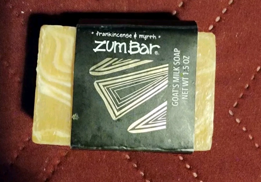 2 Pack Zumbar Goat’s Milk Soap Frankincense & Myrrh 1.5oz Grapefruit 3oz
