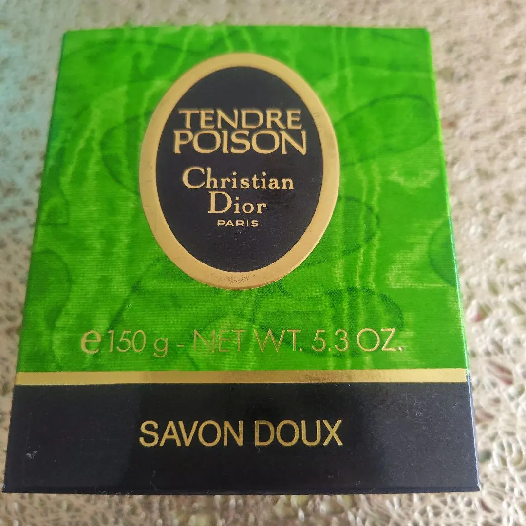 Christian Dior Tendre Poison Perfumed Soap 150g Rare Vintage Green Box Unused