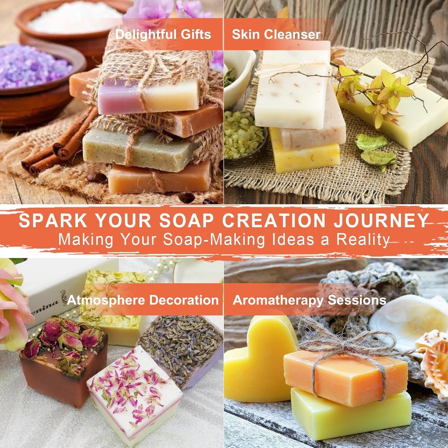S4 Soap Melter, 8Lbs Soap Base Melting Pot with One-Touch Start & Heating Cor…