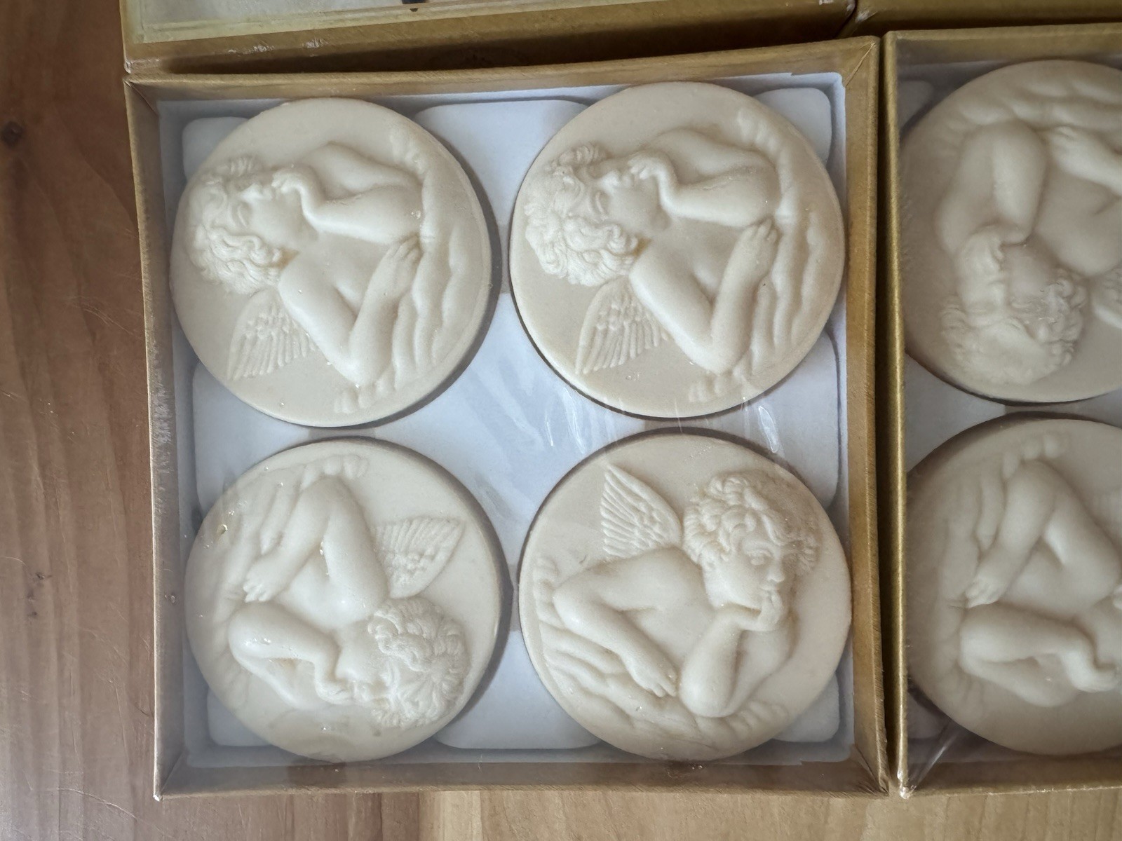 Saponificio Artigianale Fiorentino Angel Cherub Soaps Italy Handmade 8 Bars New