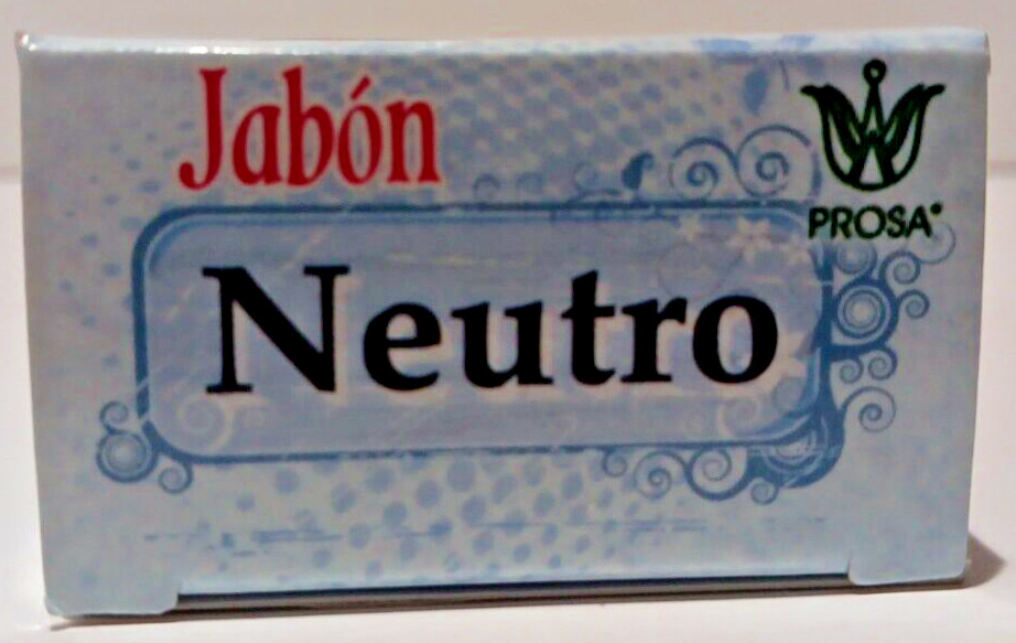PROSA Jabón Neutro – Neutral Hypoallergenic Bar Soap. Great Soap Sensitive Skin