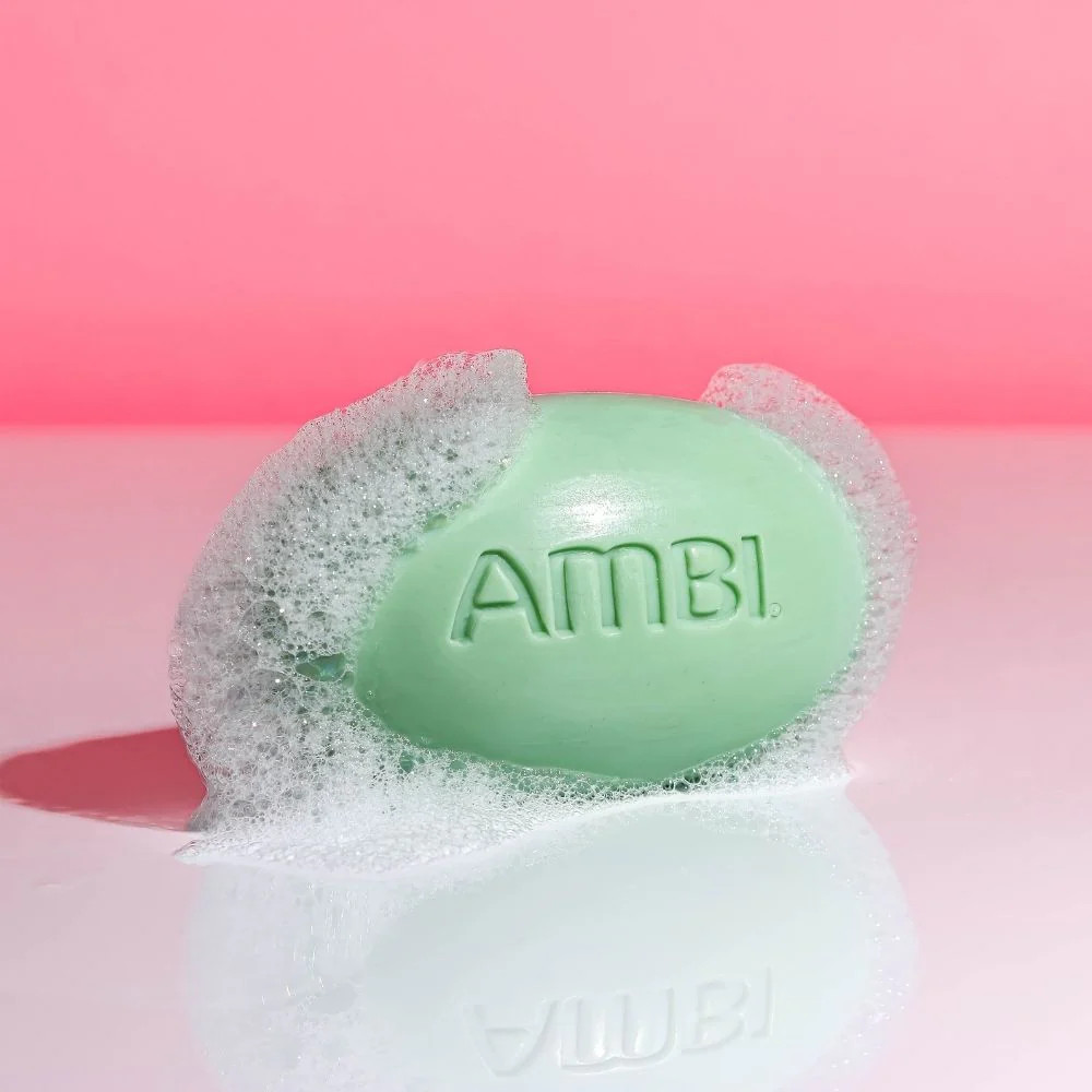 AMBI Complexion Gentle Cleansing Bar Light Fresh Scent All Skin Types 3.5 Oz 6PK