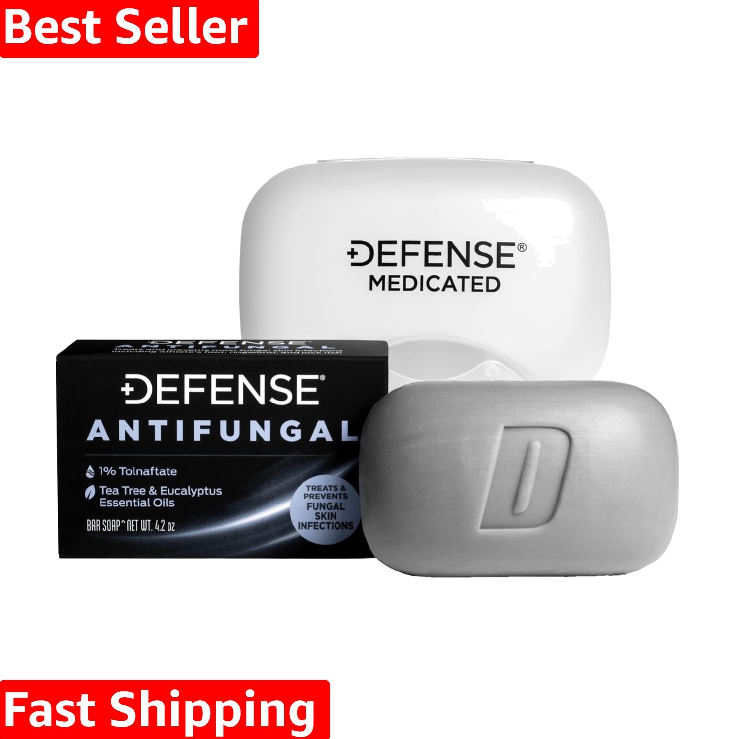 Portable 4.2 Ounce Antifungal Soap – Ultimate Defense Against Fungal Infections