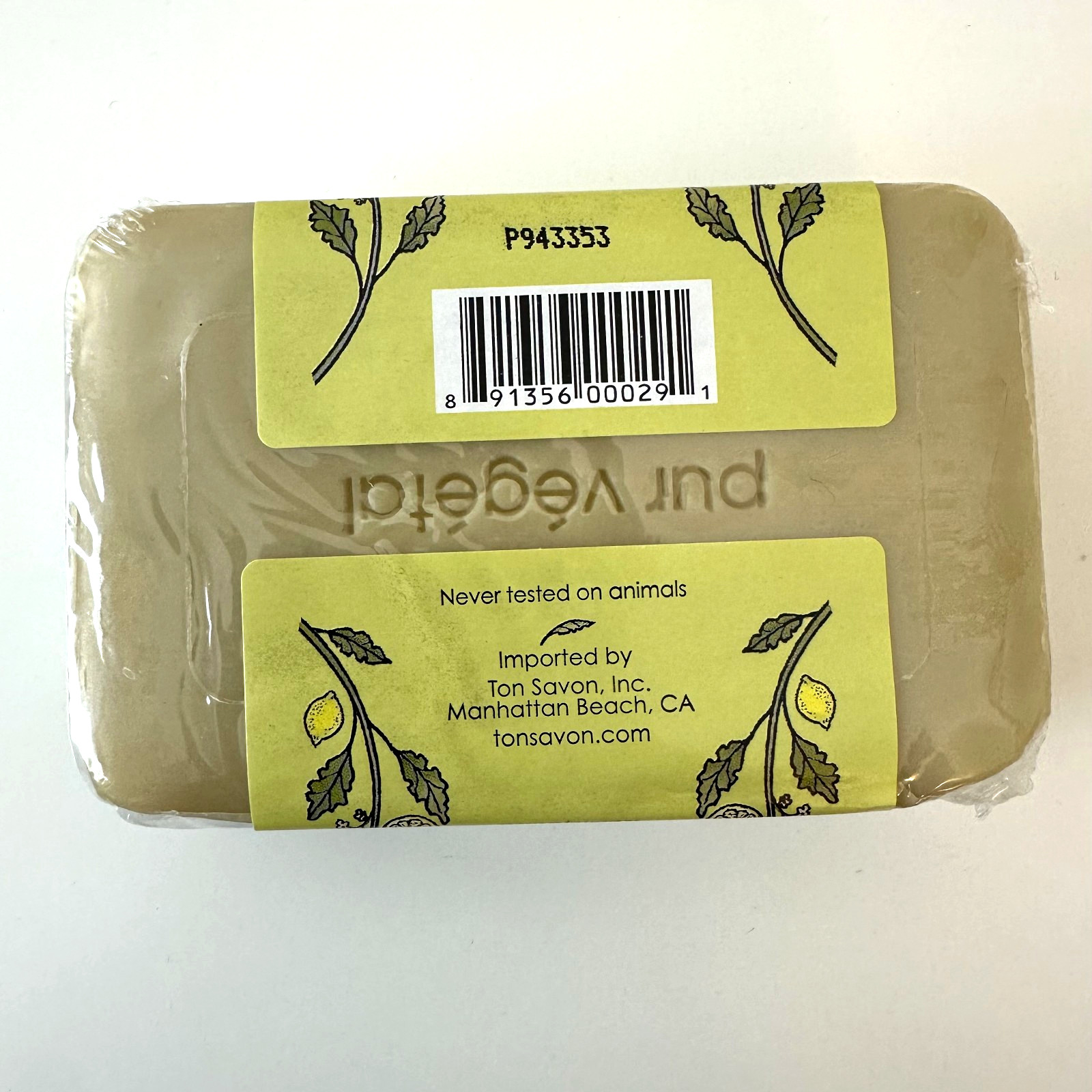 6 X Trader Joe’s Bisous de Provence Lemon Verbena Triple Milled Soap Shea Butter