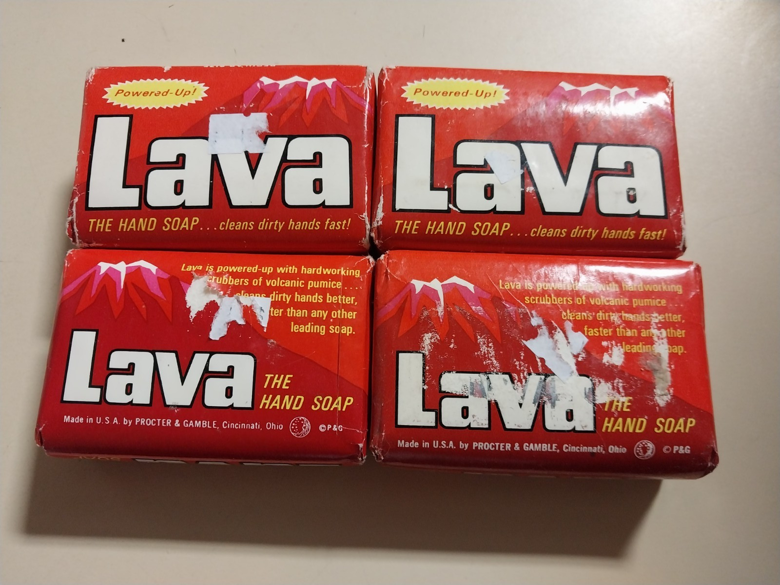 4 bars of lava soap new regular size