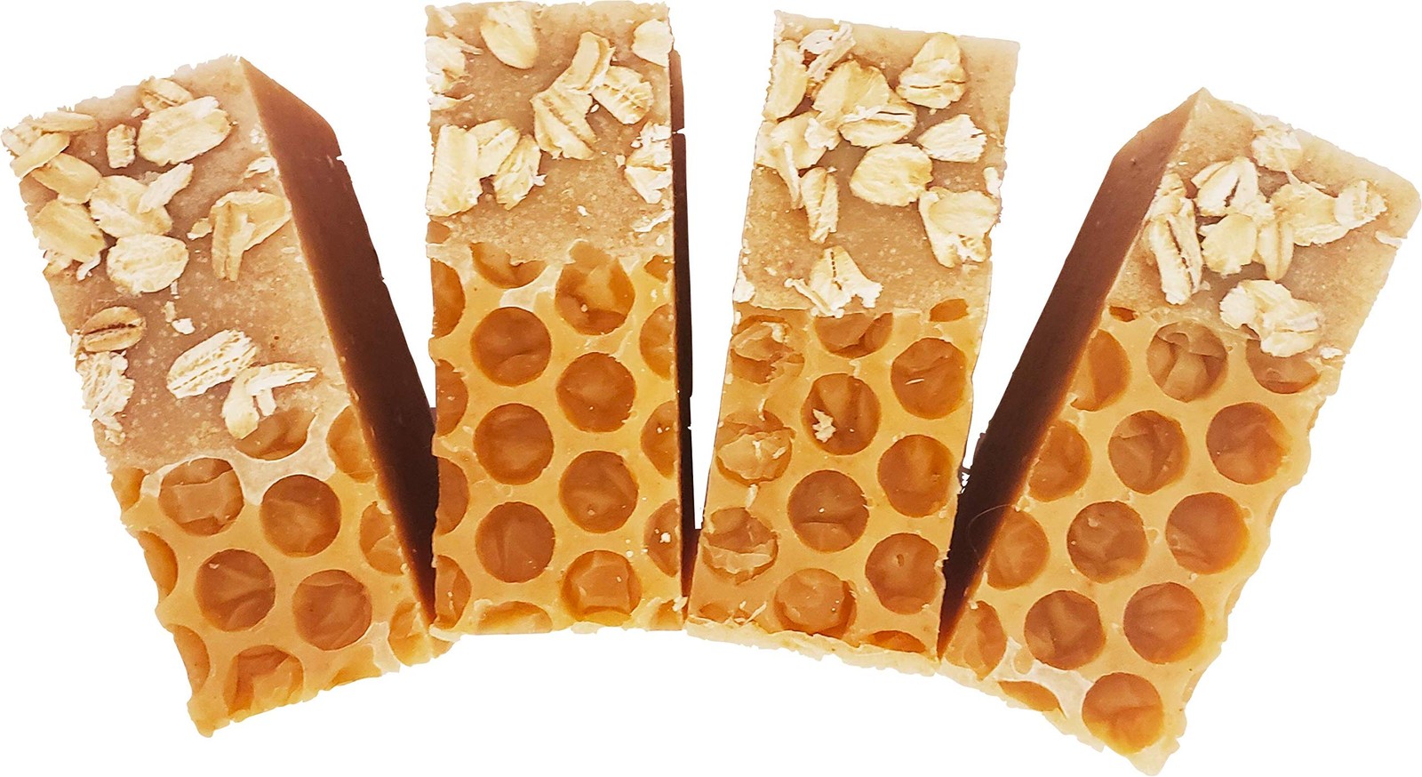 Goat Milk Soap Bars with Oatmeal & Raw Organic Honey For All Skin Types. Natu…