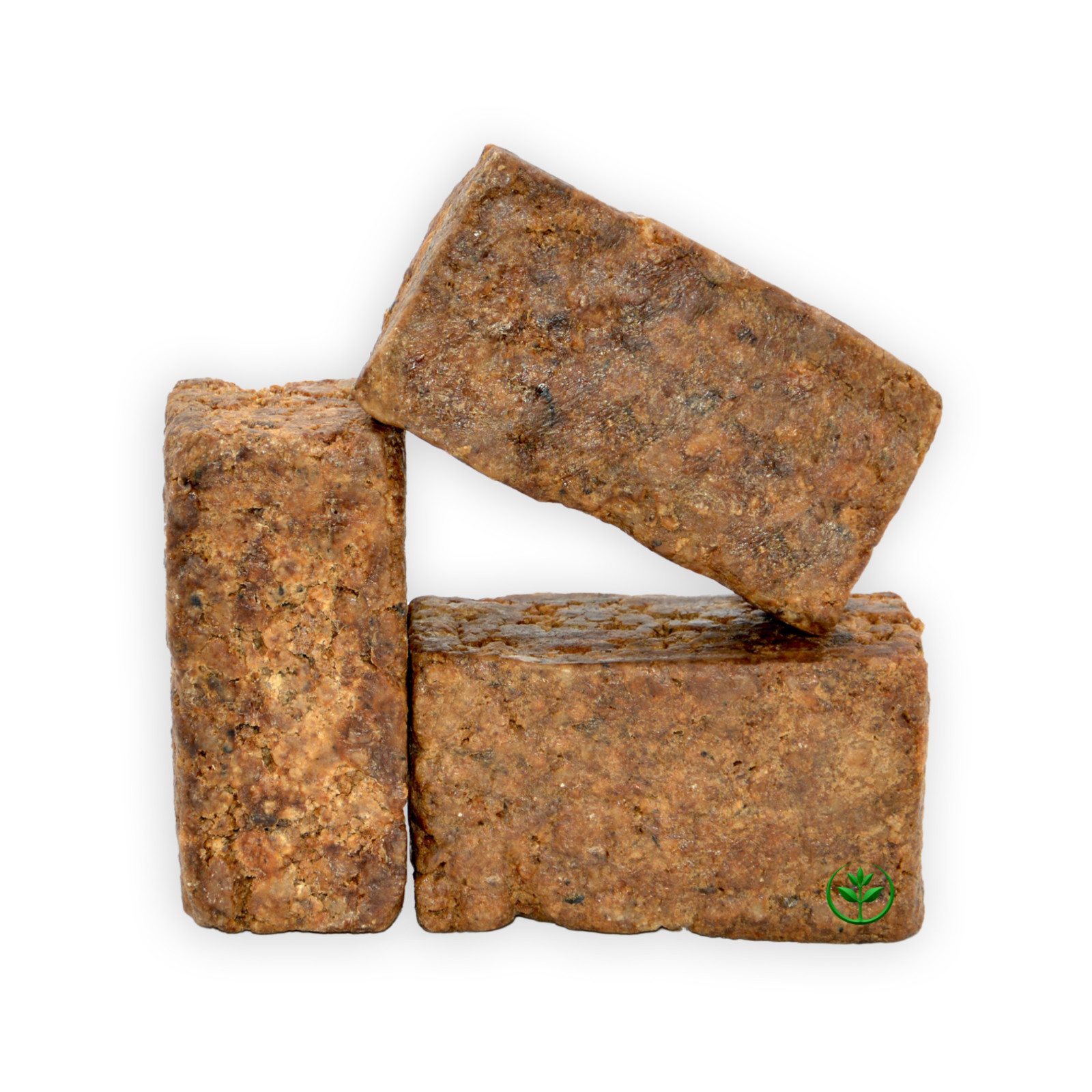 Raw African Black Soap 2 oz. Bar 100% Pure Natural Organic Ghana Body Face Wash