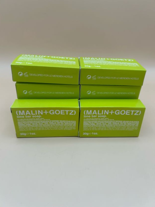 MALIN+GOETZ Lime Bar Soap Travel Size 1 oz Hand & Body Soap of NEW YORK 10 PACK