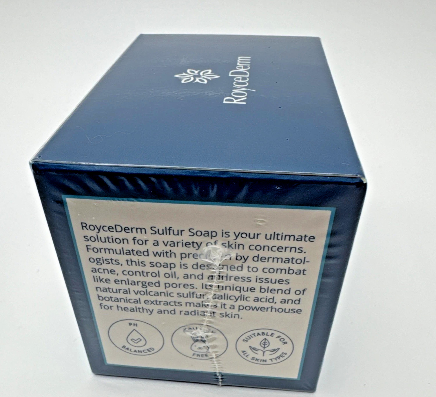 RoyceDerm 10% Sulfur Soap x 2 BARS: Fast Acne Relief Perioral Dermatitis Tinea