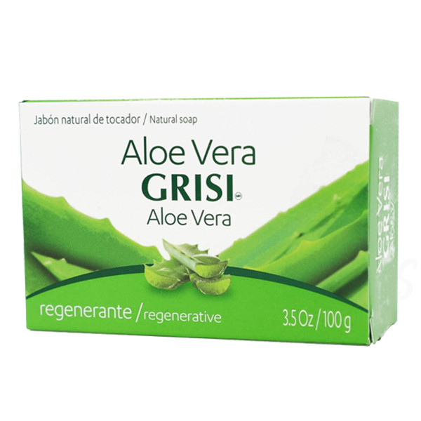 12 Pack Grisi Aloe Vera Soap 100g Sábila Regenerative Skin Moisturizing Bulk