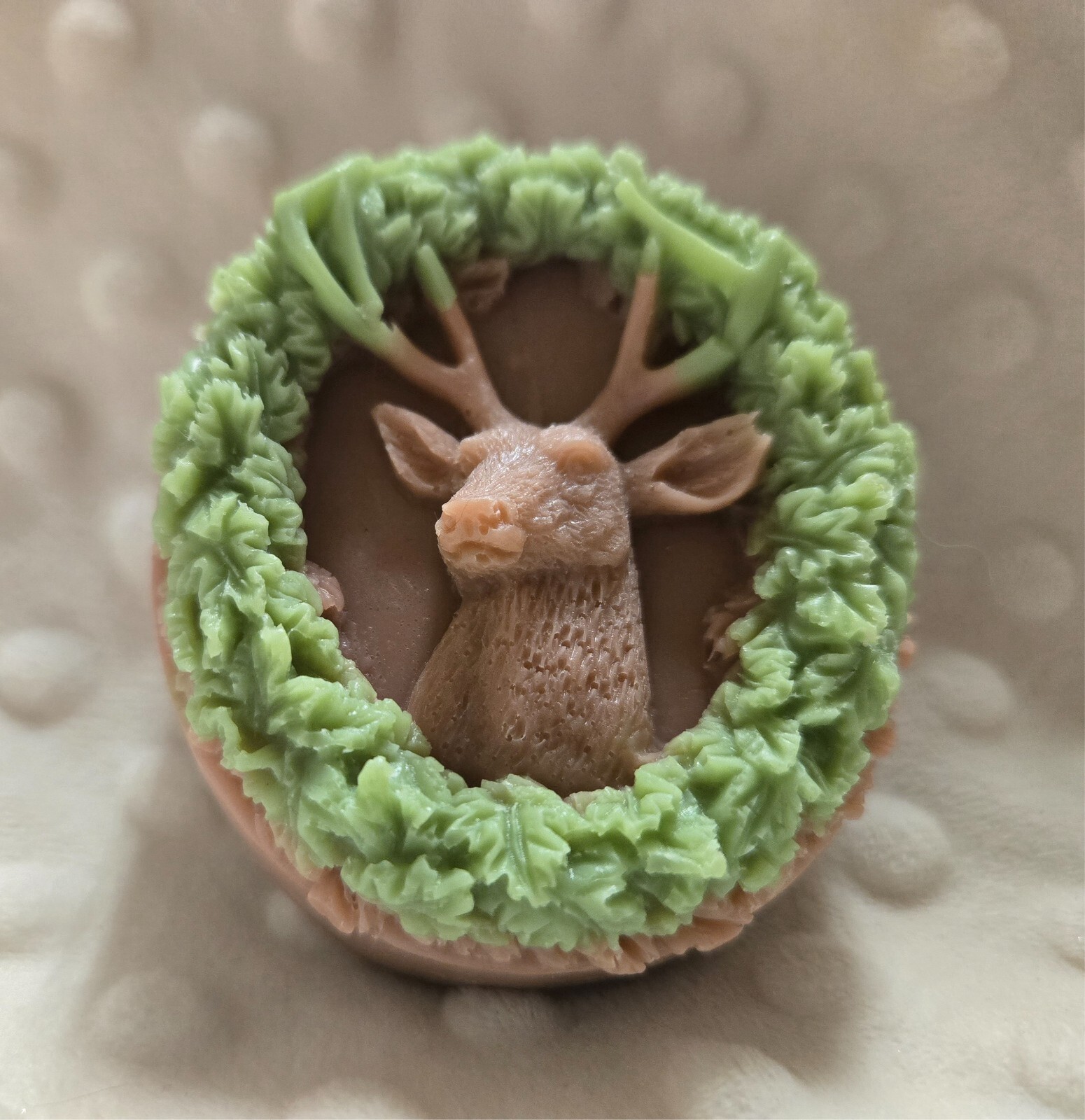 Amazing Unique Handmade Deer Soap Bars. Coconut/vanilla scented and Forest Pine
