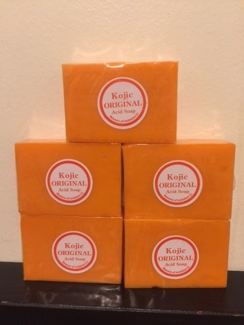 5 x Original Kojic Acid Soap Bars Skin Whitening. USA SELLER