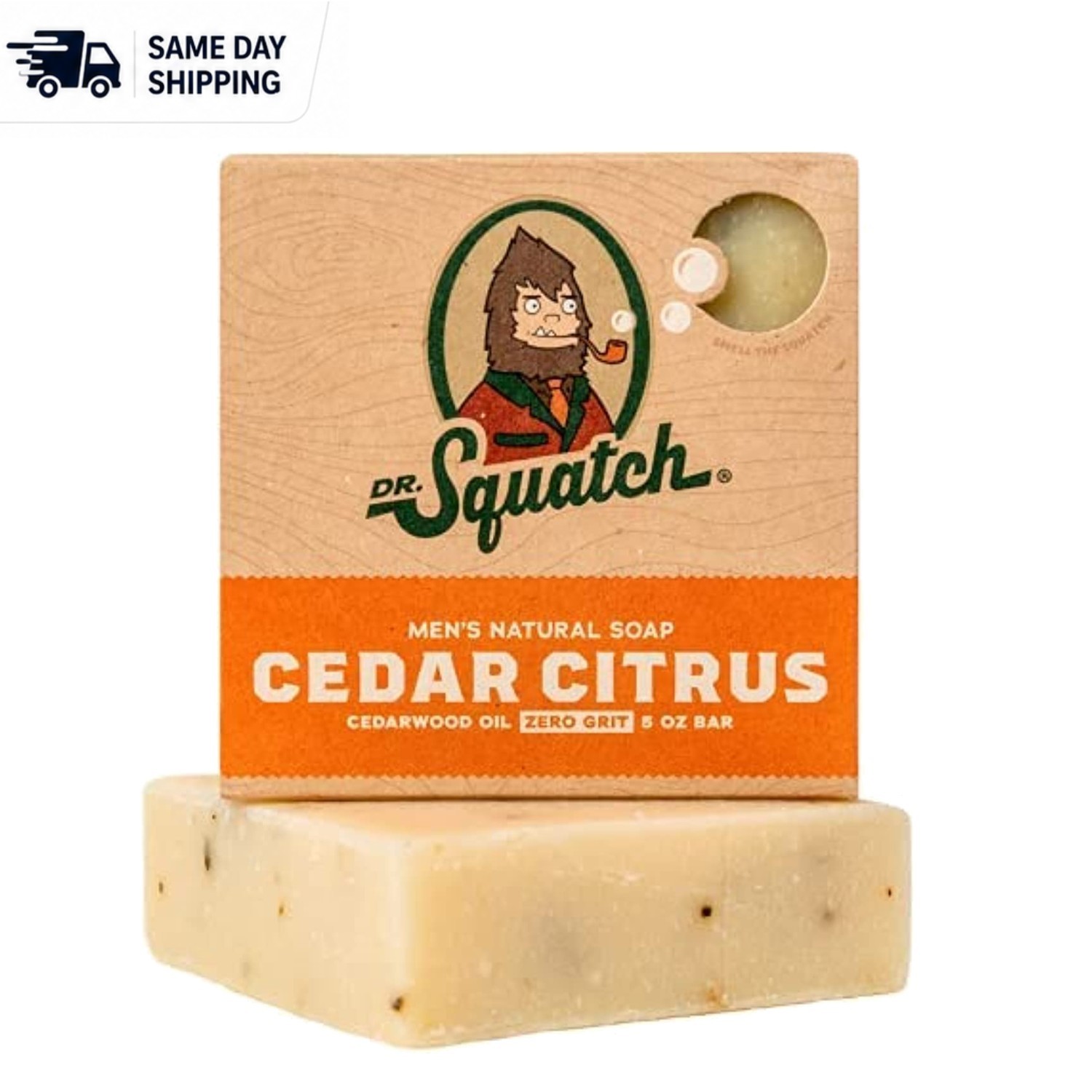 Handmade Cedar Citrus Soap Bar for Sensitive Skin – Energizing & Organic