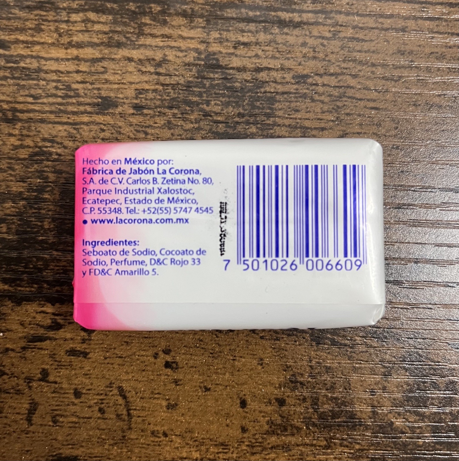 Jabon Rosa Venus Pink Classic 25g Travel Size Mini Soap Bar