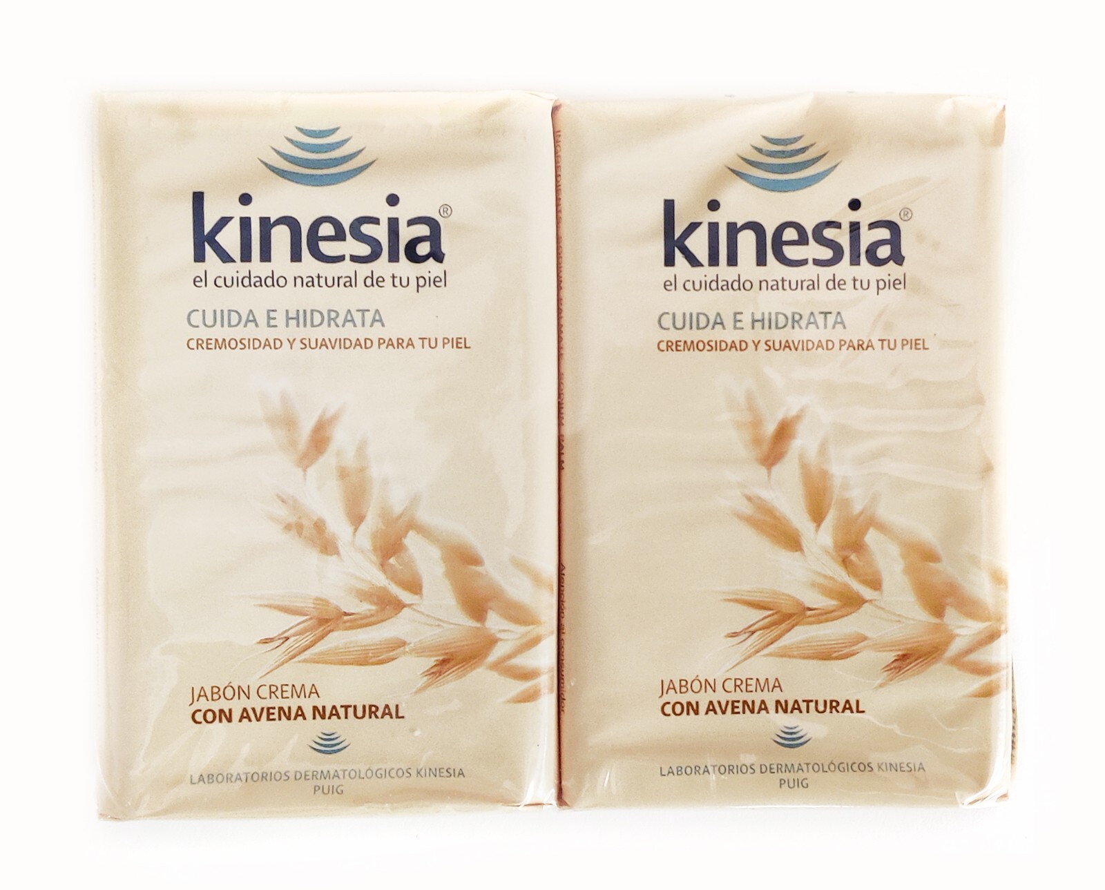 Avena Kinesia by Puig Soaps, 125 g (4.4 oz.) Bar, Set of 2 Bars