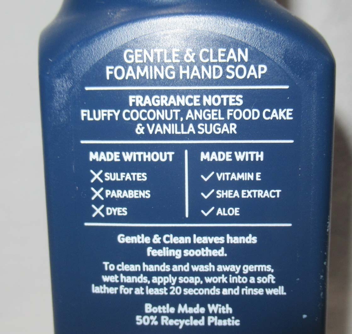 Bath & Body Works Gentle & Clean Foaming Hand Soap Set Lot 2 COCONUT ANGEL CAKE