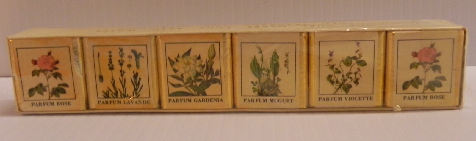 English Bath Cubes Made In England 6 Pack Floral English Country Garden Sealed