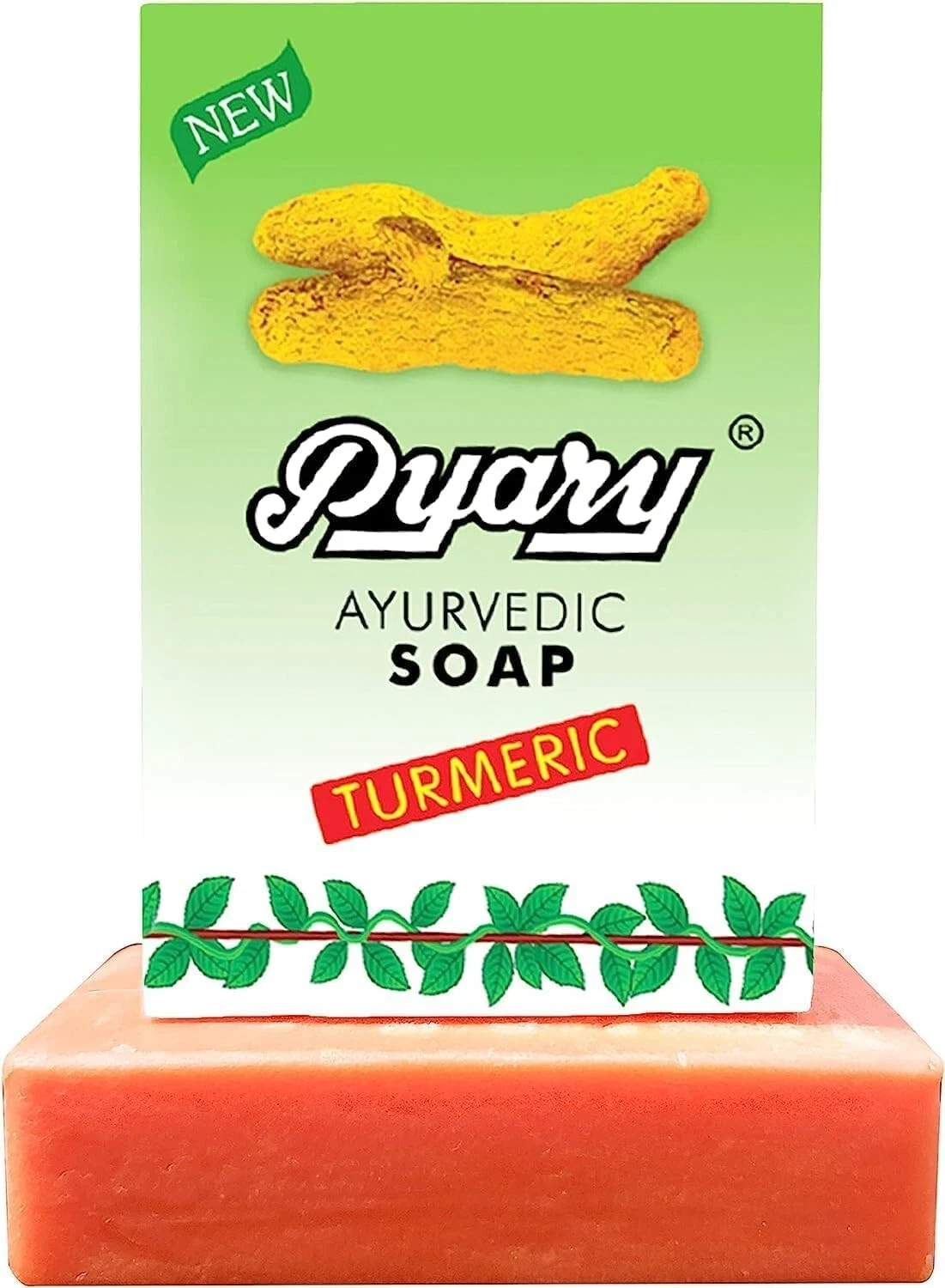 20 pcs Pyary ayurvedic turmeric soap 75 gms natural vegetable source