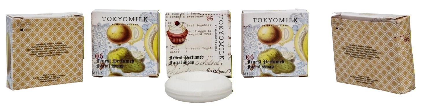 TOKYOMILK By Margo Elena 06 Finest Perfumed Facial Soap 20g 2.1oz BNIB Set Of 5