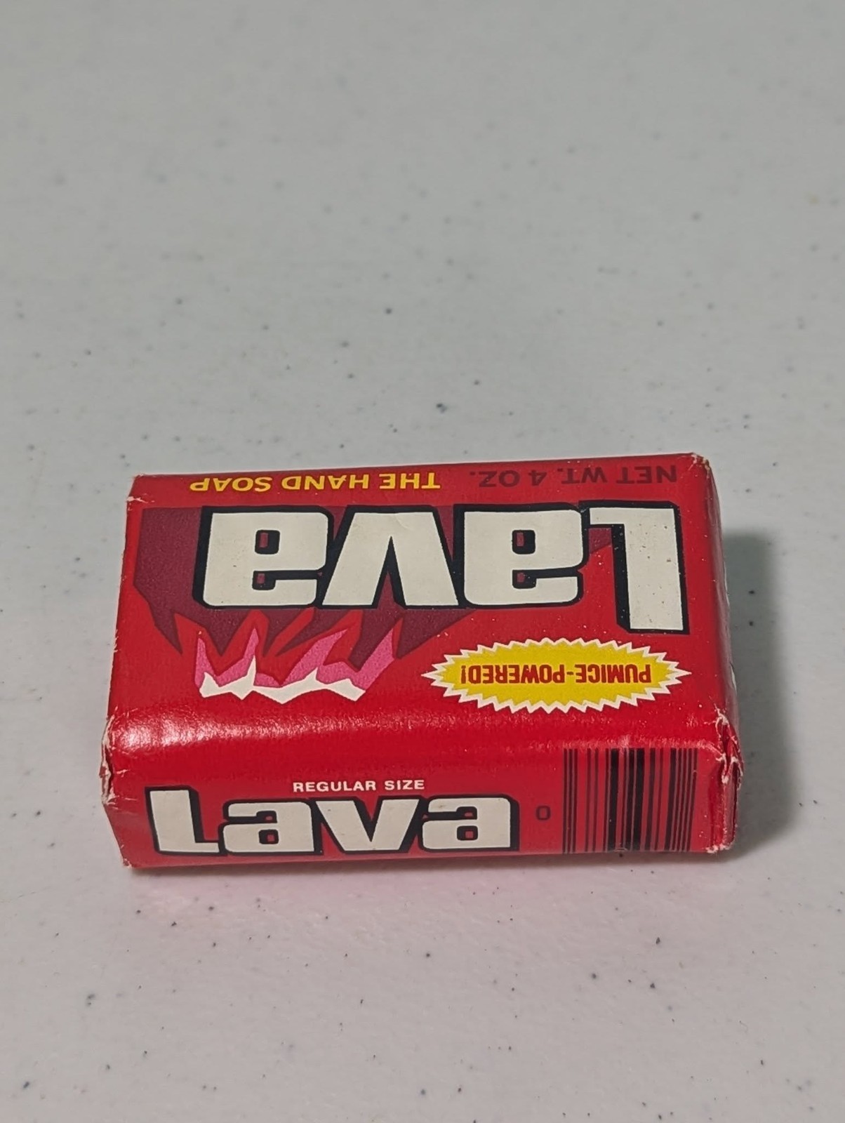 Lava Hand Soap Bar Pumice Powered Regular Size 4 Ounce Made In Canada Vintage