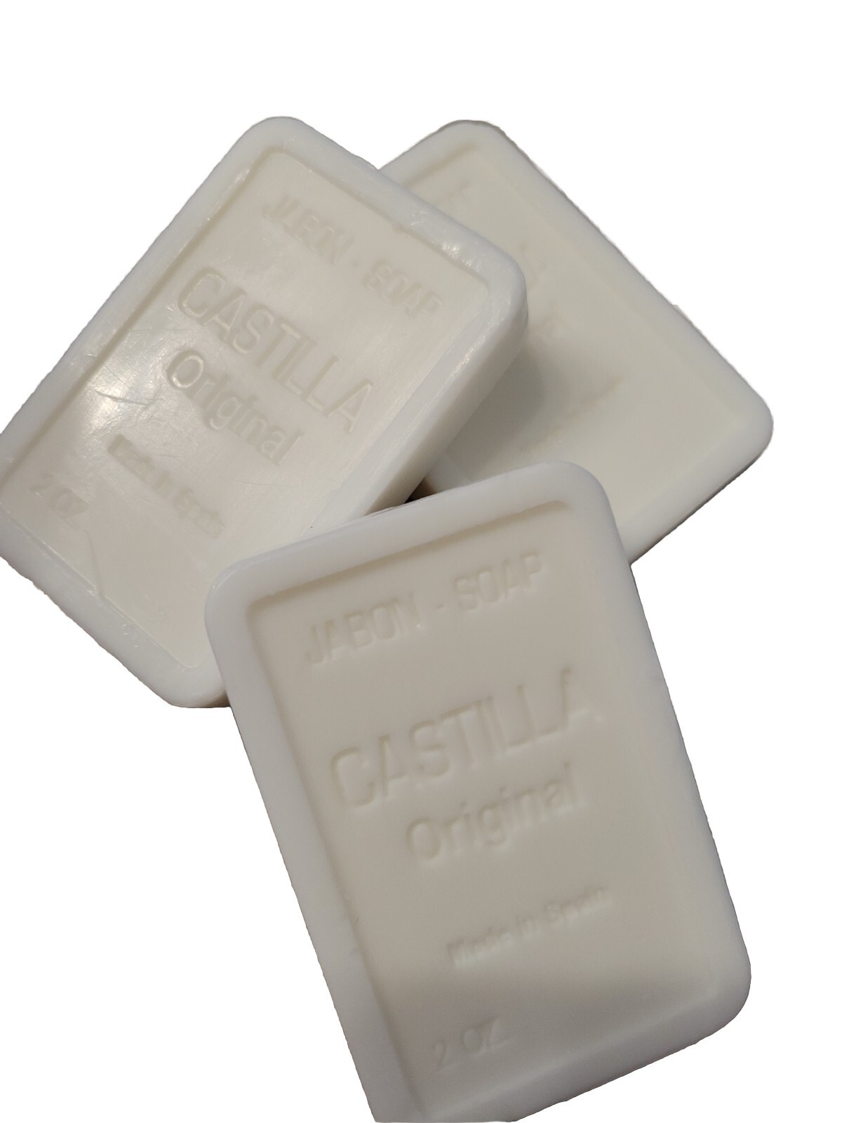 Original Jabon Castilla Castile Vegetal Oil Soap Bars Made in Spain 6 Bars-2 0z.