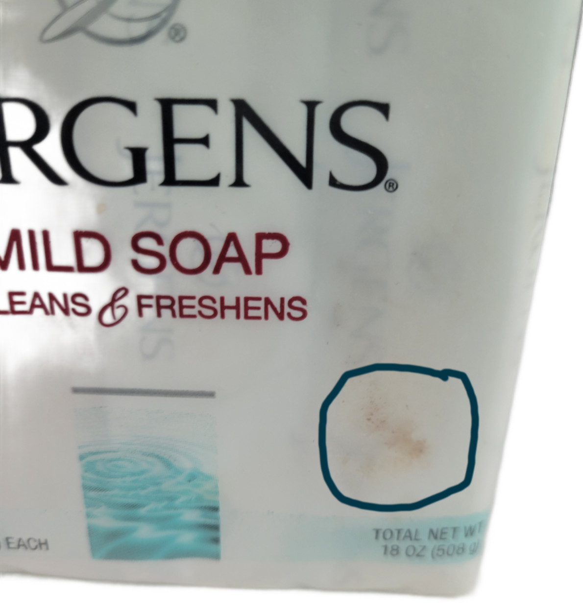 8x Lot Jergens Mild Soap 4.5 Oz Bars W/ Tallow & Tallowate (2x Pack of 4 Bars)