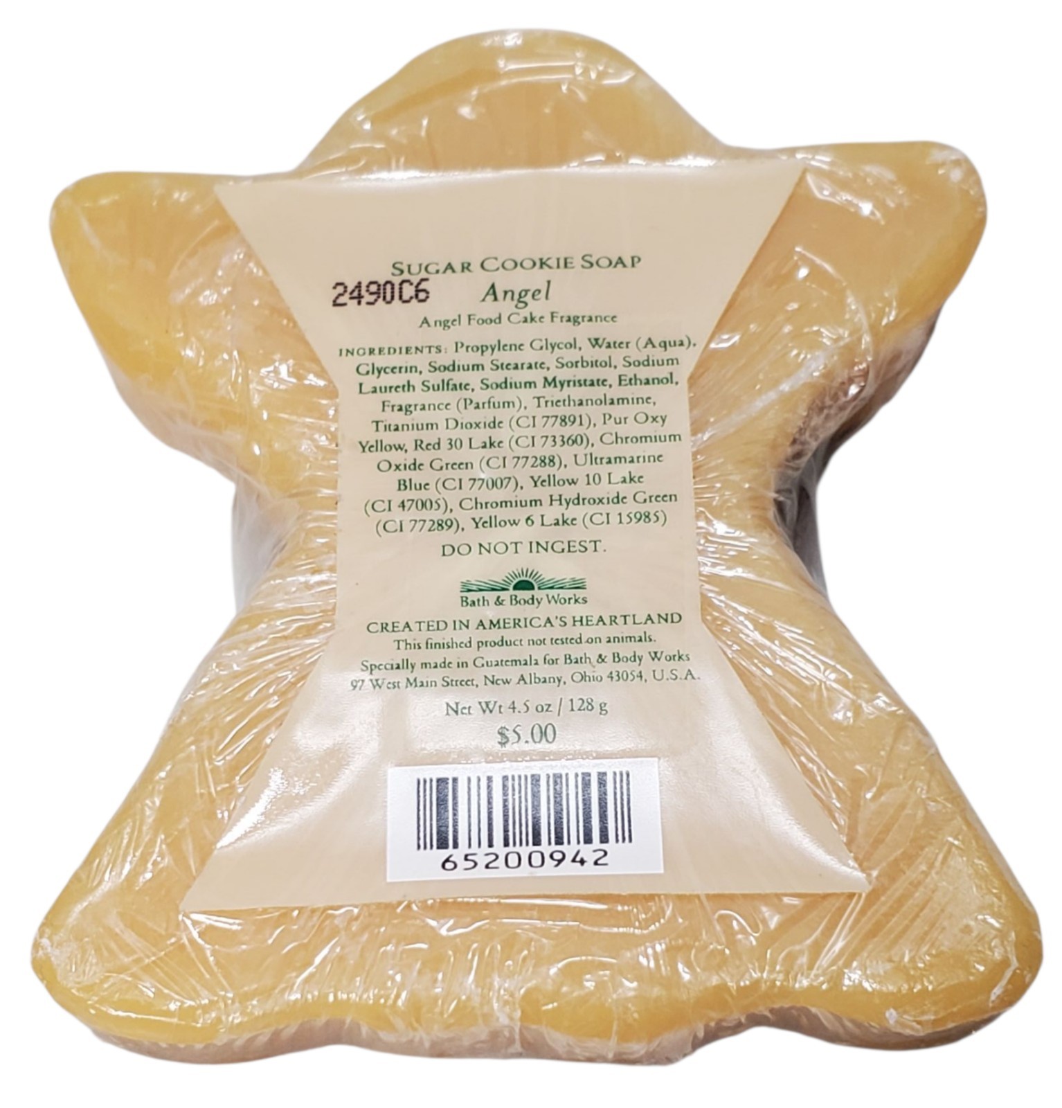 Vintage Bath And Body Works Angel Sugar Cookie Bar Soap 4.5 oz