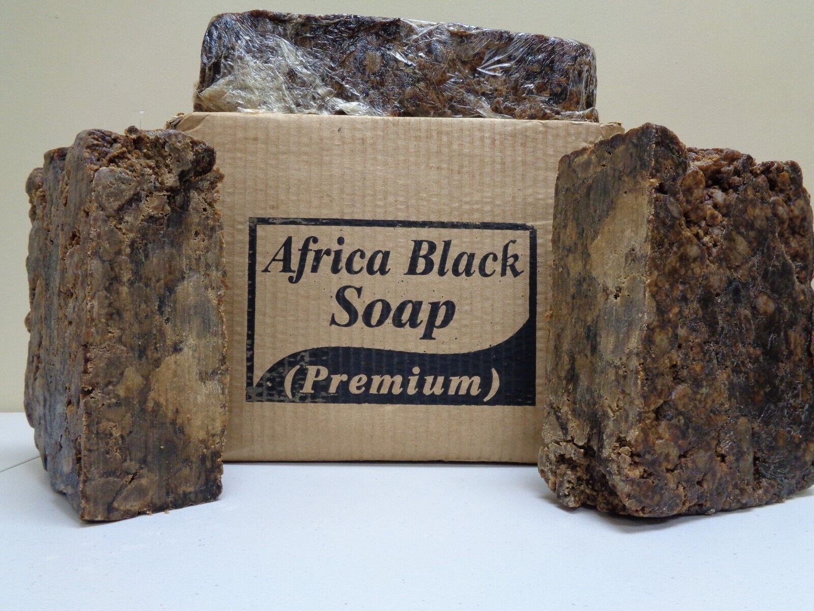 5 Lbs RAW AFRICAN BLACK SOAP Organic Unrefined From GHANA Pure Premium Quality