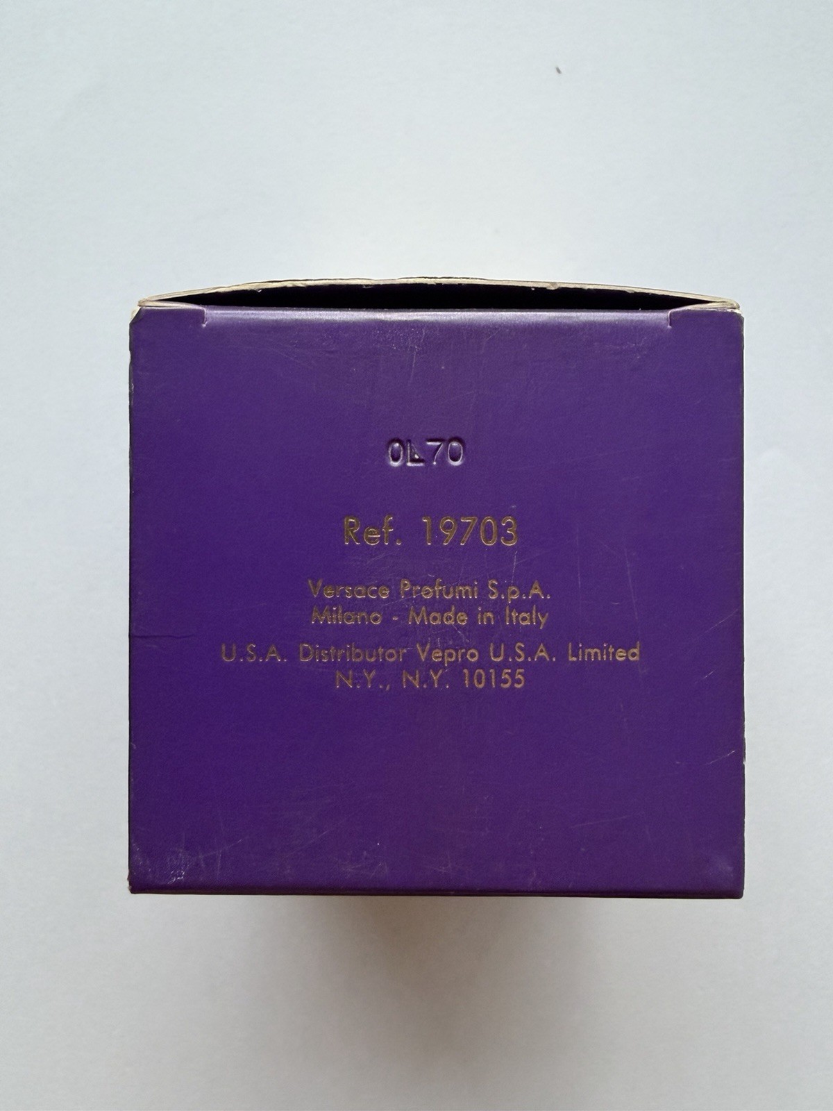 Vintage Gianni Versace V’E Soap 5.2oz 150g Purple Package Italy