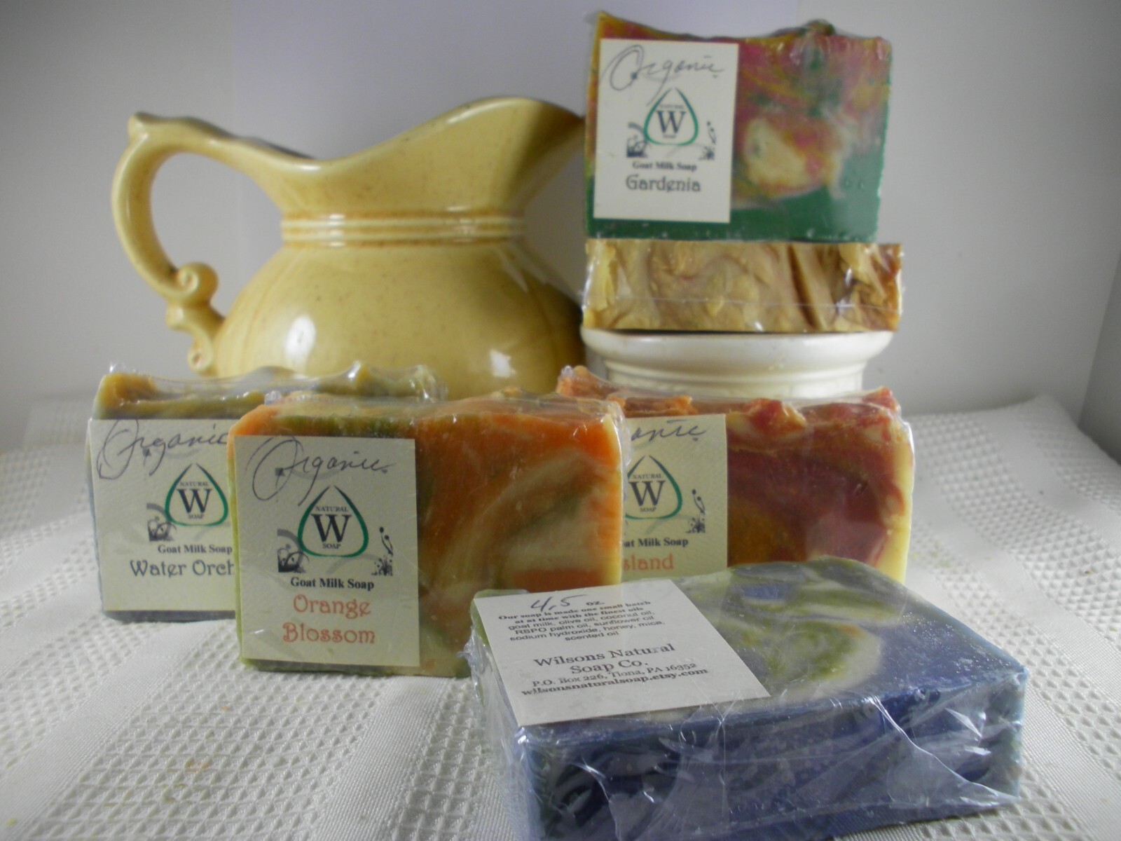 Vanilla Shea Goat Milk Soap, Cocoa Butter Natural Organic Great Gift