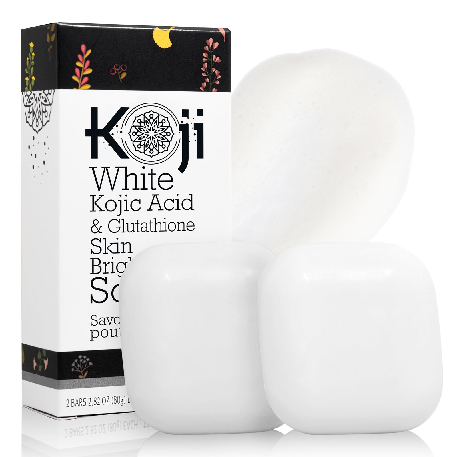 Koji White Kojic Acid & Glutathione Skin Brightening Soap for Body & Face