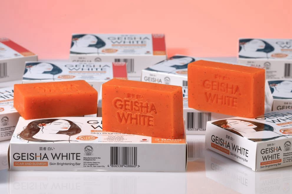 1 Box Geisha White INTENSE skin Brightening&Lightening Soap SCAR&BLEMISH💯👌✨️✅