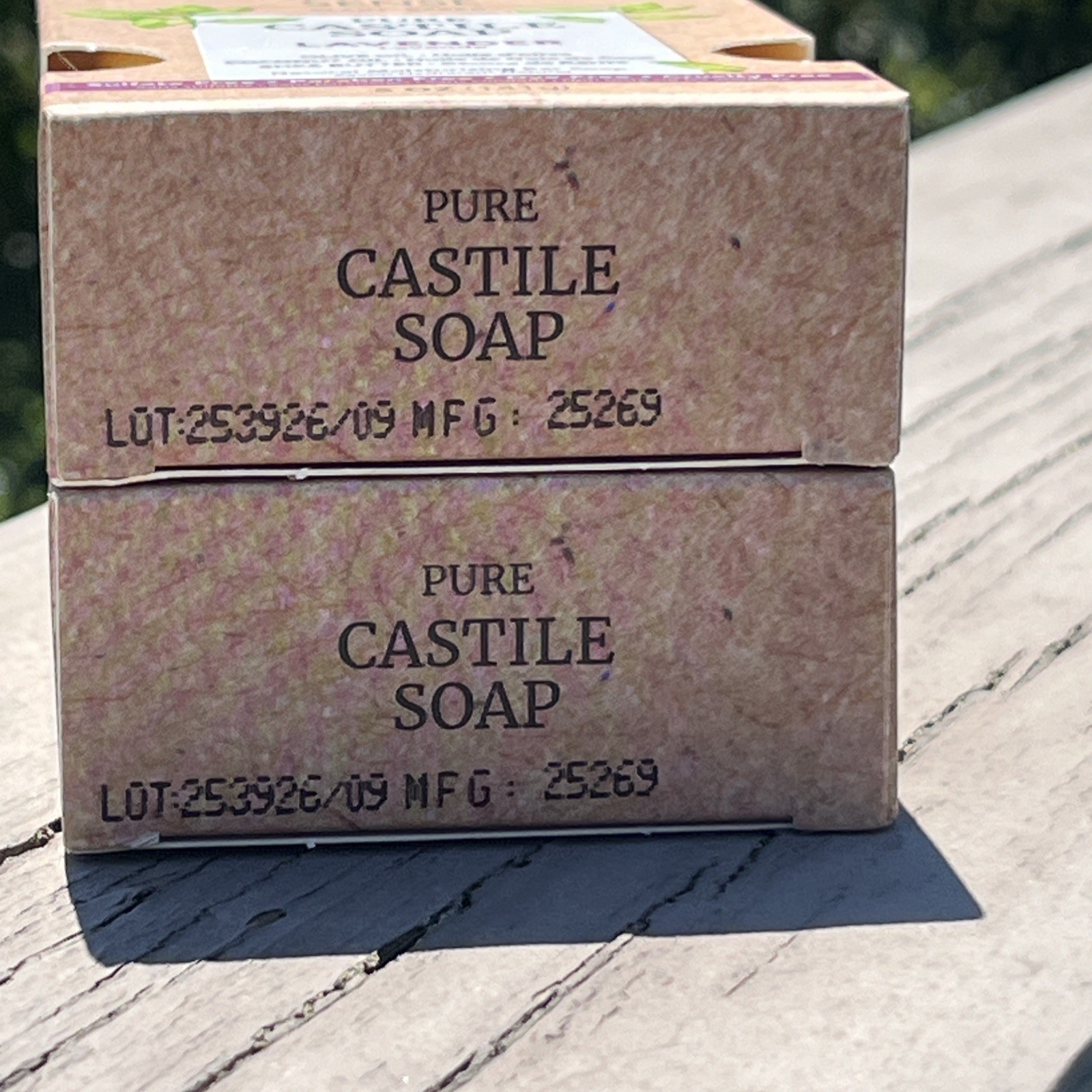 Natural Sense 4 Pack Pure Castile Lavender Soap 5oz Plant Based Yuka 98/100