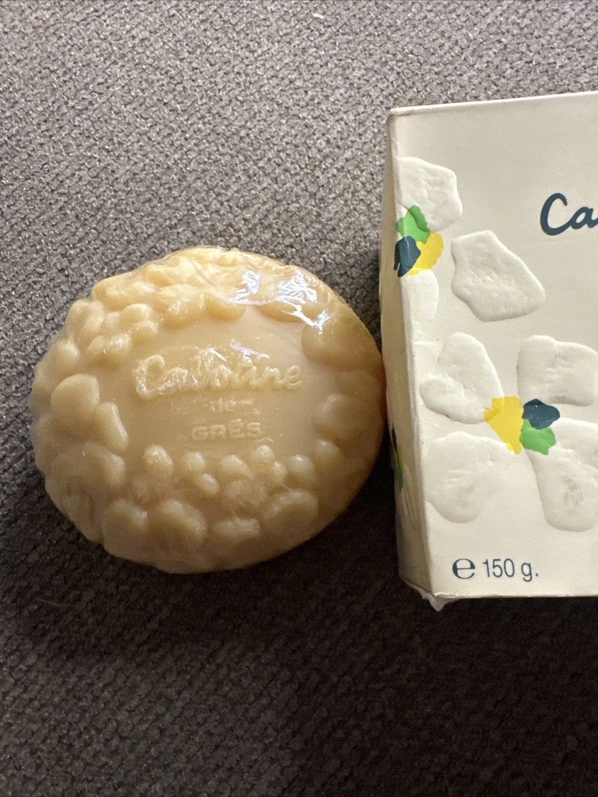 1 SEALED Vintage Lot of 2 Cabotine Gres Soap 1.0 + 5.29 Oz New Discontinued