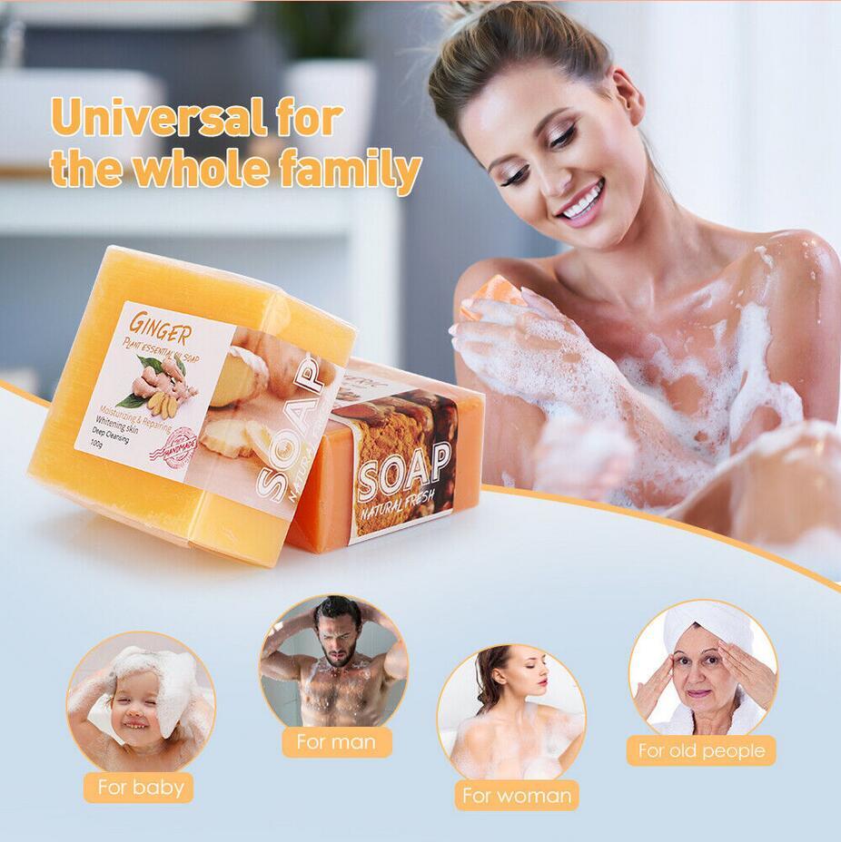 Tumeric Soap Skin Whitening Dark Spots lightening Acne Brightening Turmeric New