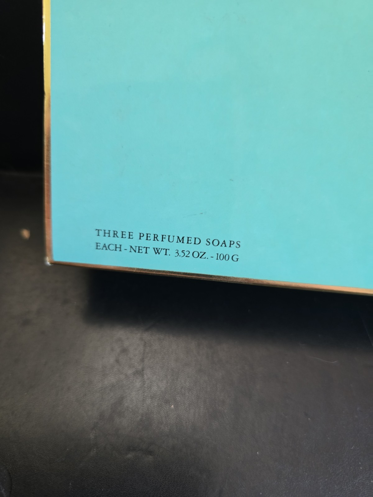 3 NEW! Tiffany & Co Perfumed Soap Bars In gift Box 10.56 Oz Total 3.52 Oz Each