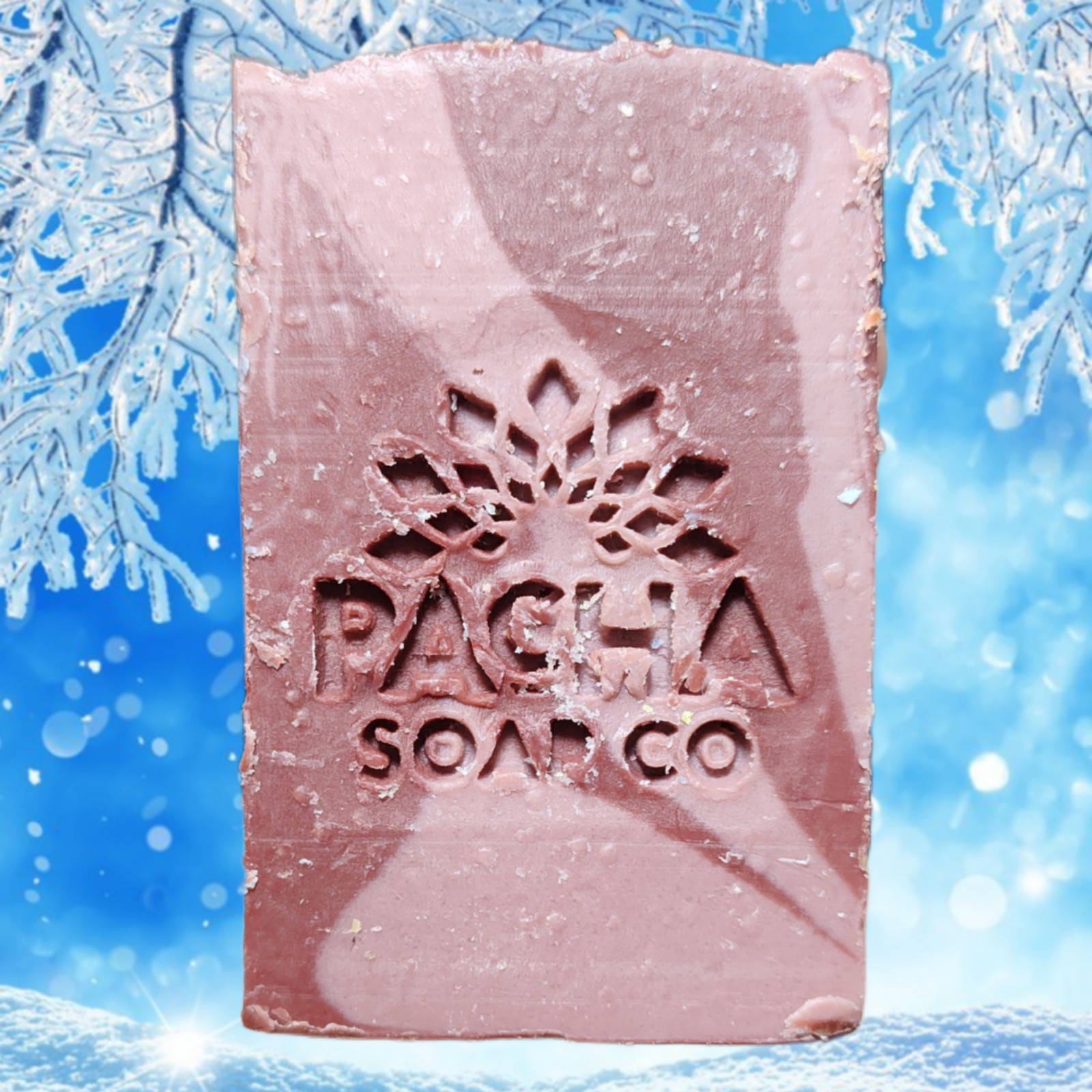 Pacha Soap Spiced Pomegranate Holiday Edition Bar Soap 4 oz