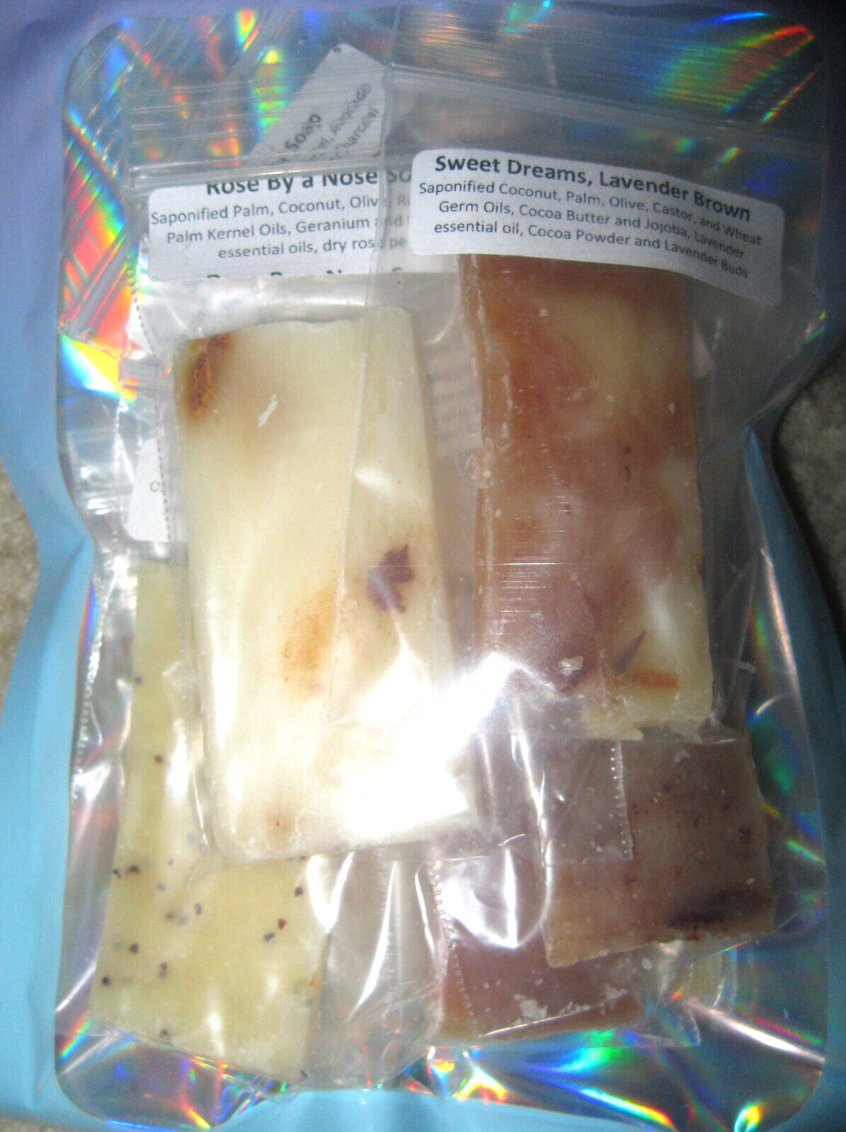 6 Packs of Handmade Natural Soap Samples Party Pack (10 pcs./bag) Essential Oils