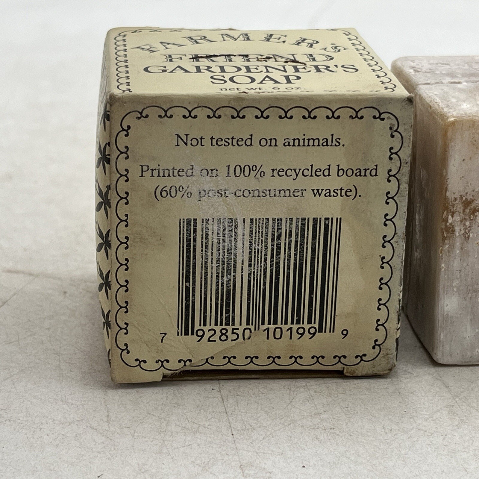 BURTS BEES Farmers Friend Gardeners Soap 6 oz Cube Bar Earth Friendly HTF