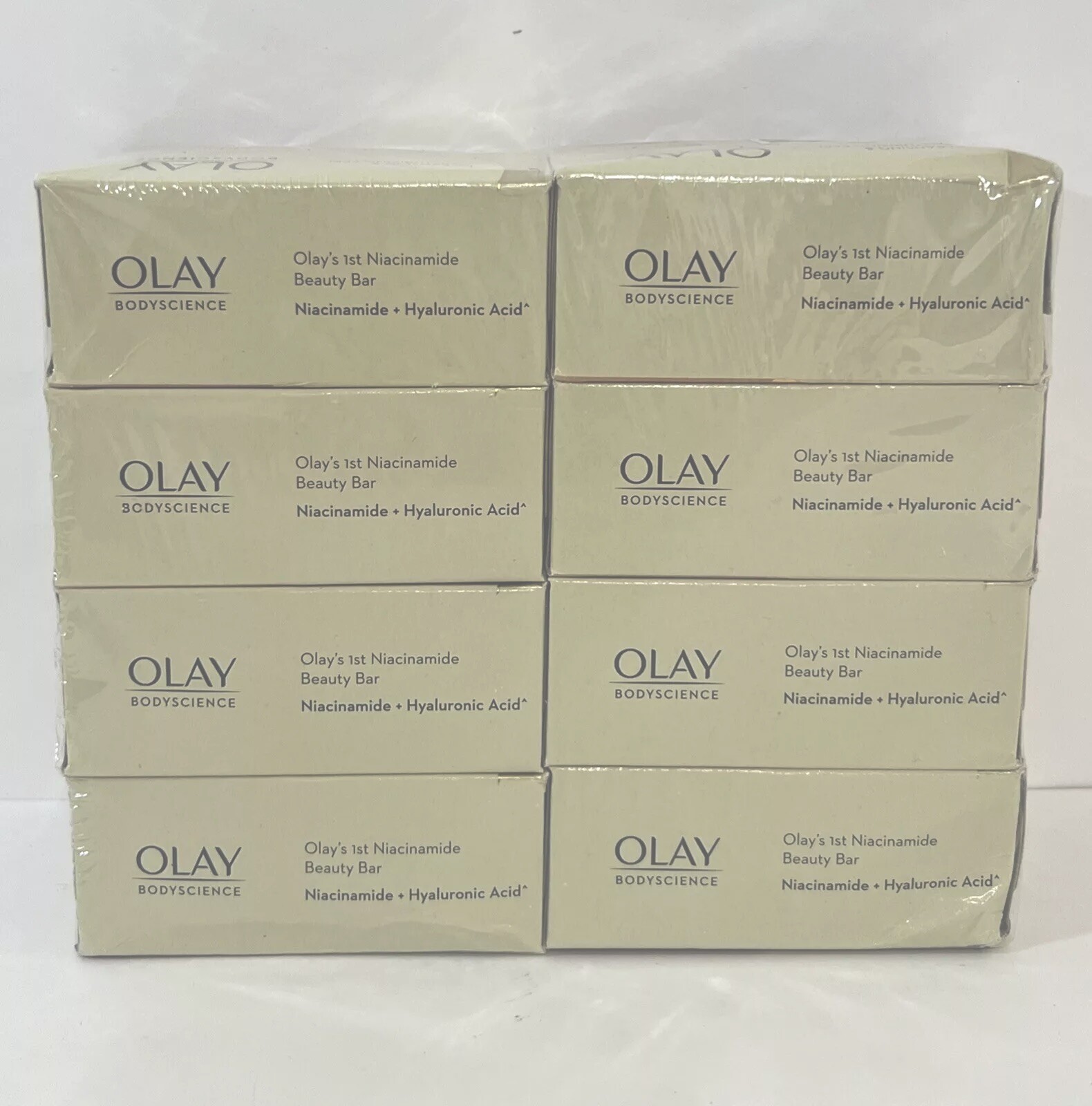 (8) OLAY B3+ HYALURONIC ACID MOISTURIZING BEAUTY BAR SOAP NIB