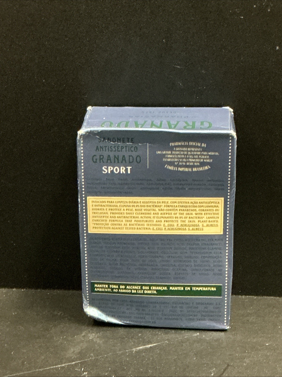 Granado Sport Antiseptic Bar Soap- 3.17oz/ EXP. 06/2027