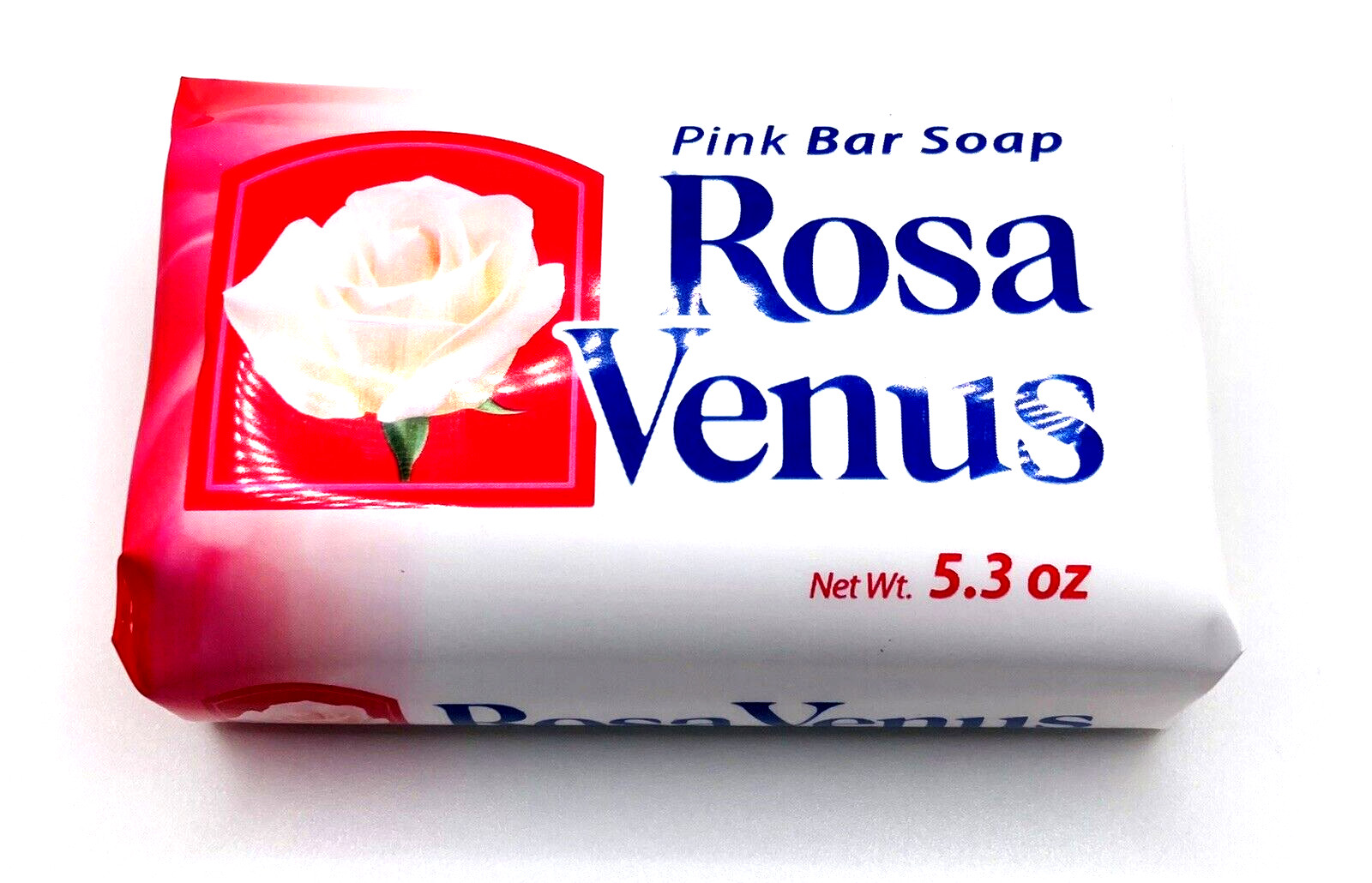 2-Pack Rosa Venus Pink Bath Soap Bars 5.3 oz Each Classic Mexican Soap