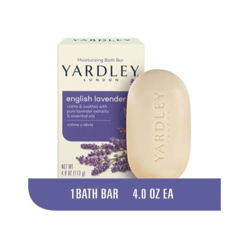 Yardley London Moisturizing Soap English Lavender 2 x 4oz Bars – Pack of 2